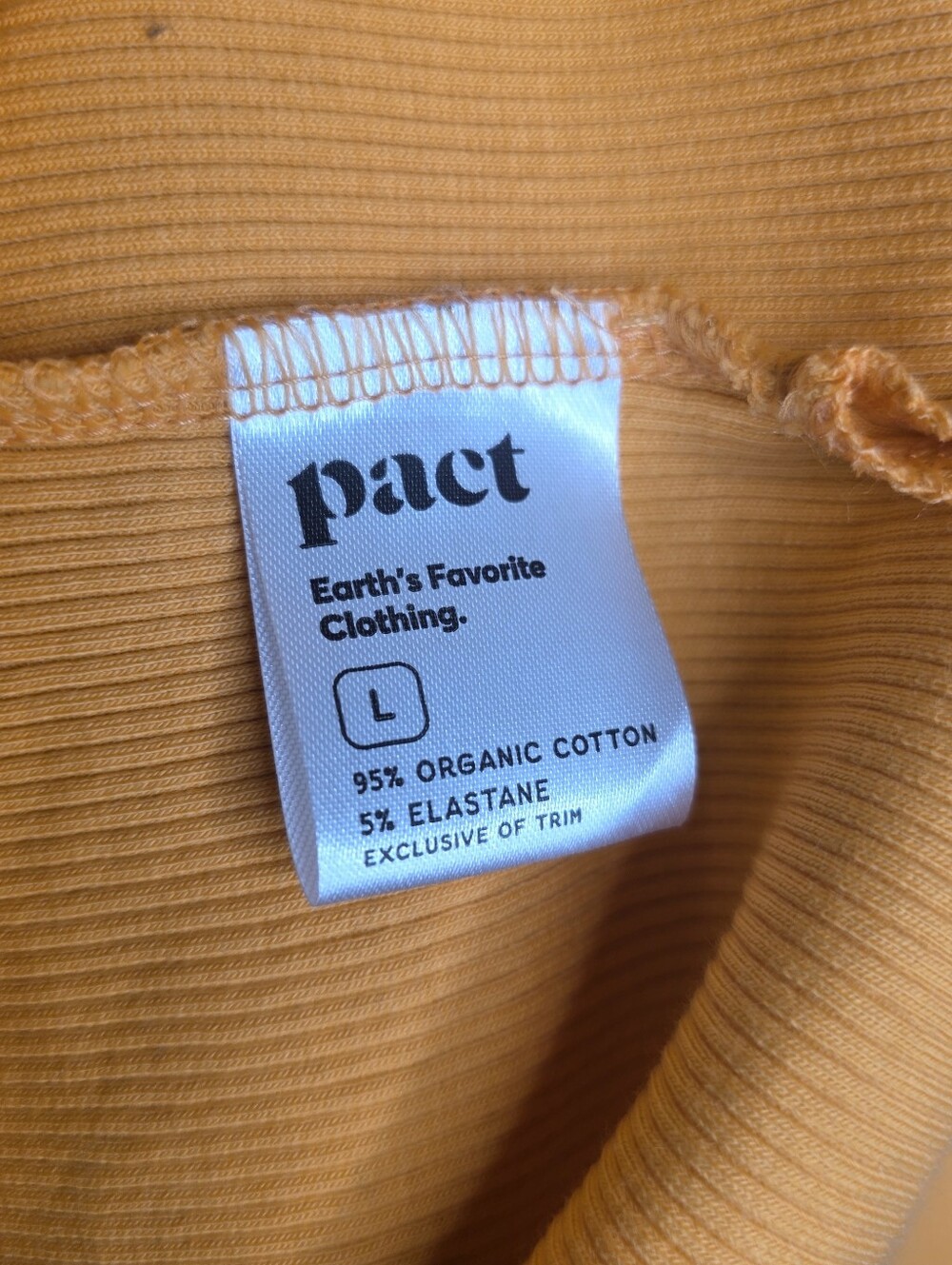 Pact Sleeveless Orange Midi Dress Organic Cotton Sz L - Picture 3 of 5